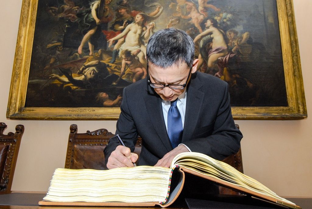 Primátor přijal velvyslance Thajska (foto: M. Pecuch, 28.2.2017)