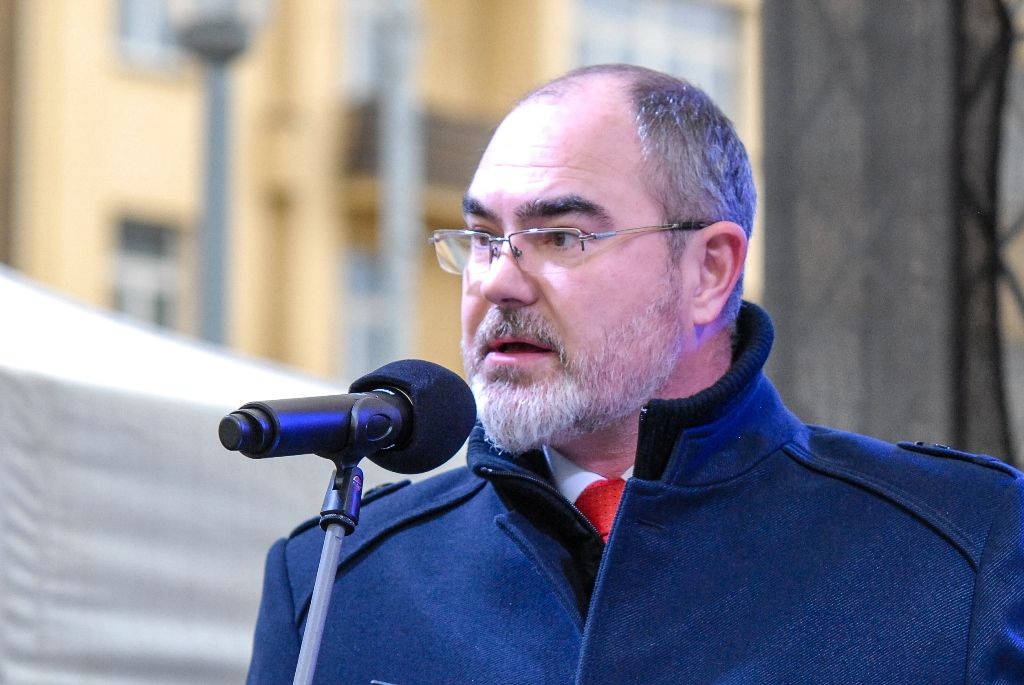 Plzeňané si připomněli výročí narození Tomáše Garrigua Masaryka (foto: M. Pecuch, 7.3.2017)