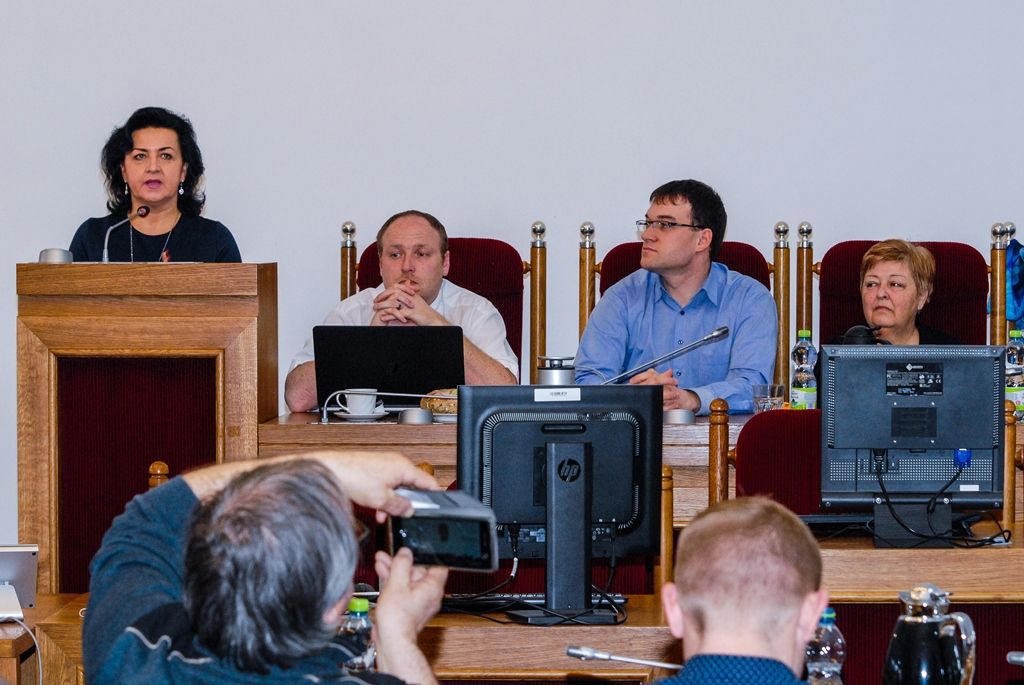 Představení služby Senior Expres kolegům z Francie a Chorvatska (foto: M. Pecuch, 24.3.2017)