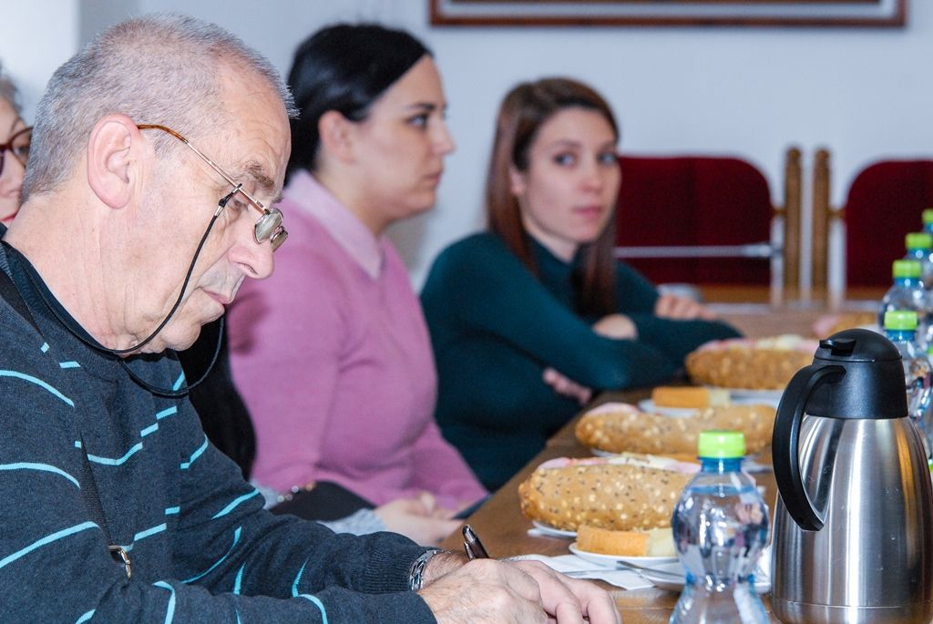 Představení služby Senior Expres kolegům z Francie a Chorvatska (foto: M. Pecuch, 24.3.2017)