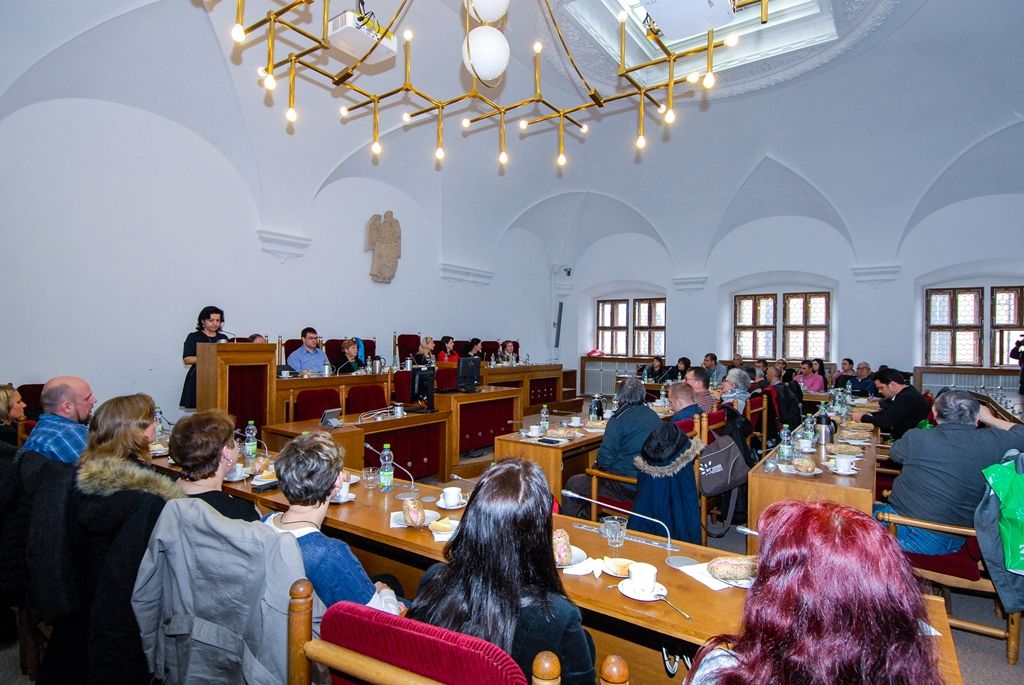 Představení služby Senior Expres kolegům z Francie a Chorvatska (foto: M. Pecuch, 24.3.2017)