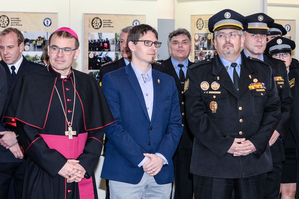 Městská policie v Plzni slaví čtvrt století existence (foto: M. Pecuch, 3.4.2017)