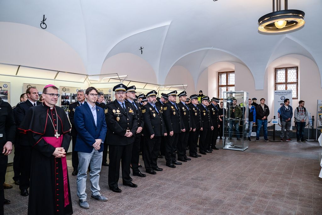 Městská policie v Plzni slaví čtvrt století existence (foto: M. Pecuch, 3.4.2017)