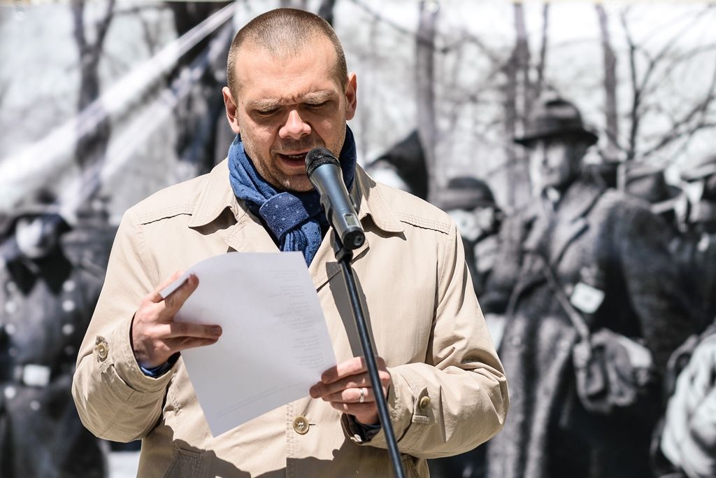 Plzeň se zapojila do veřejného čtení jmen obětí holocaustu (foto: M. Pecuch, 24.4.2017)