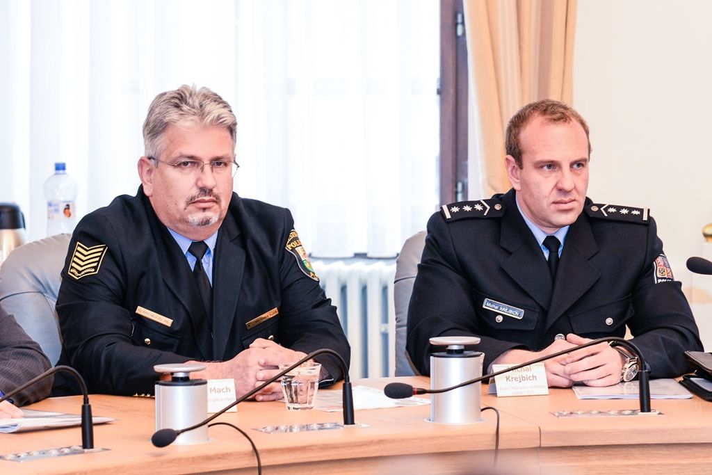 Bezpečnostní opatření při Slavnostech svobody - tisková konference (foto: M. Pecuch, 2.5.2017)