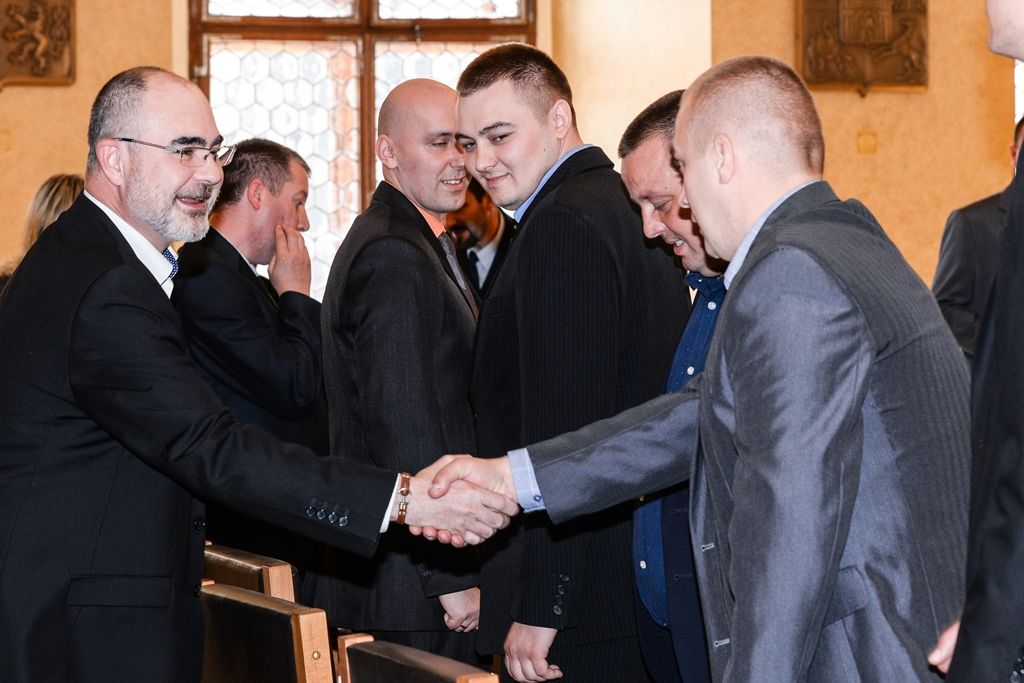 Plzeň navštívili odboráři z polské Věznice Iława (foto: M. Pecuch, 3.5.2017)