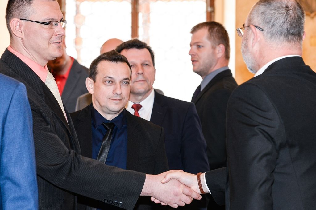 Plzeň navštívili odboráři z polské Věznice Iława (foto: M. Pecuch, 3.5.2017)