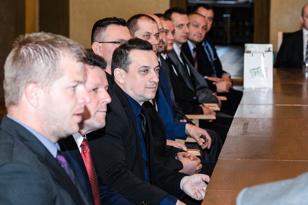 Plzeň navštívili odboráři z polské Věznice Iława (foto: M. Pecuch, 3.5.2017)