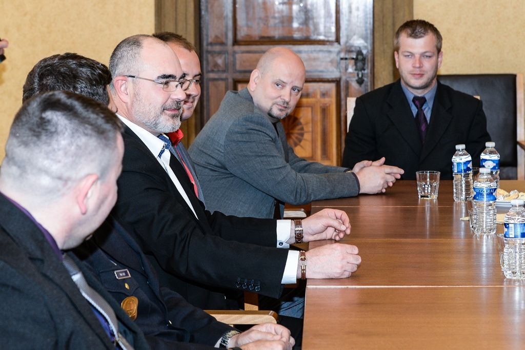 Plzeň navštívili odboráři z polské Věznice Iława (foto: M. Pecuch, 3.5.2017)