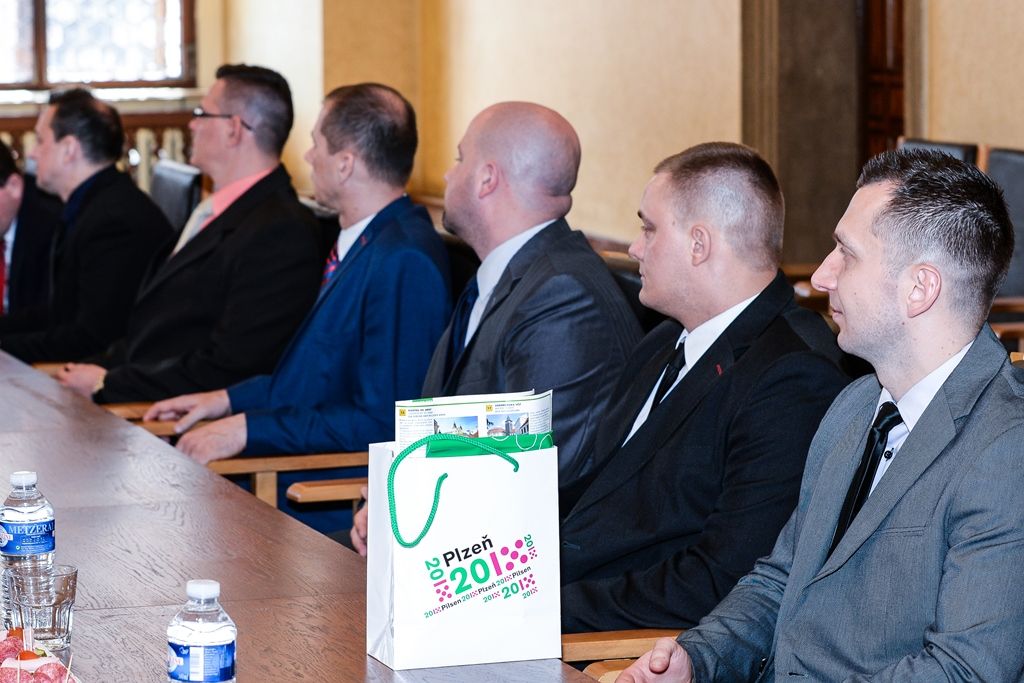 Plzeň navštívili odboráři z polské Věznice Iława (foto: M. Pecuch, 3.5.2017)