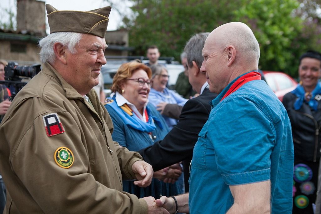 Slavnosti svobody 2017 - Belgičtí veteráni navštívili Holýšov (foto: V. Štaif, 4.5.2017)