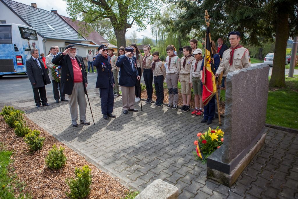 Slavnosti svobody 2017 - Belgičtí veteráni navštívili Holýšov (foto: V. Štaif, 4.5.2017)