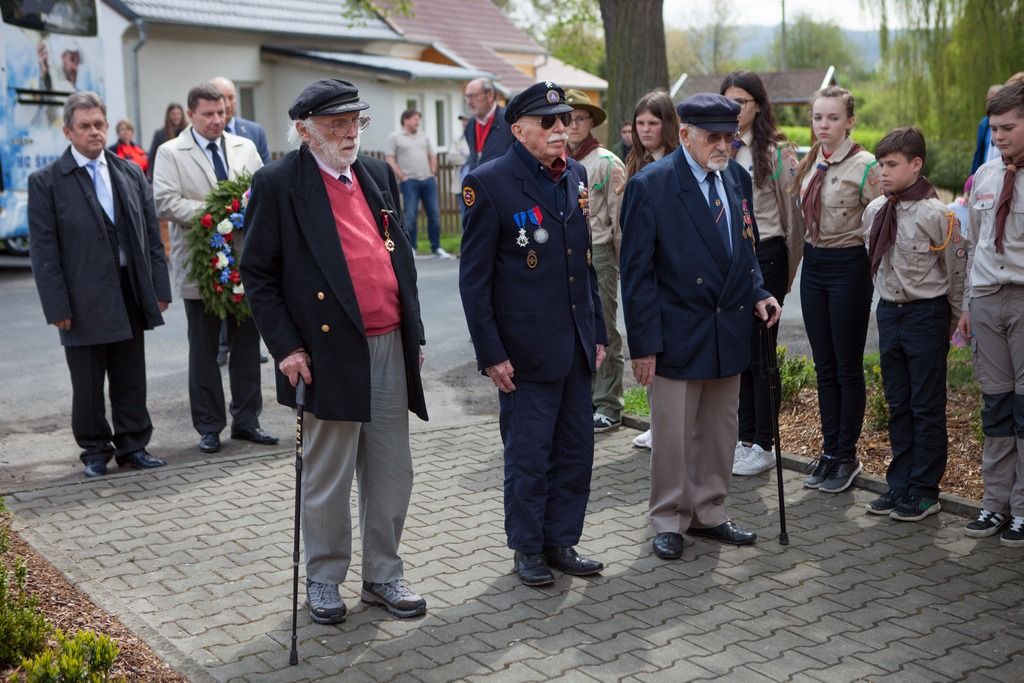 Slavnosti svobody 2017 - Belgičtí veteráni navštívili Holýšov (foto: V. Štaif, 4.5.2017)