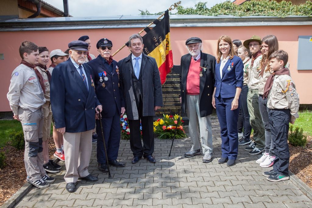 Slavnosti svobody 2017 - Belgičtí veteráni navštívili Holýšov (foto: V. Štaif, 4.5.2017)