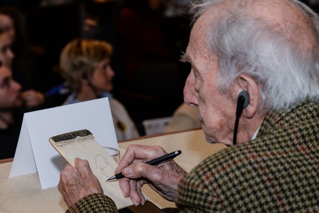 Slavnosti svobody 2017 - Beseda veteránů se studenty (foto: M. Pecuch, 5.5.2017)