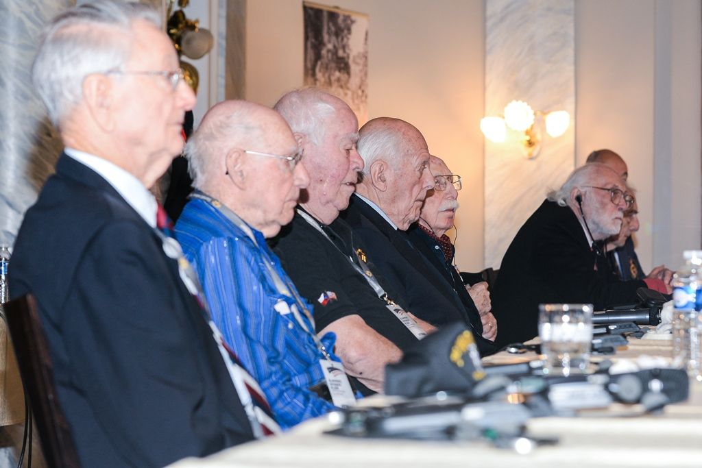 Slavnosti svobody 2017 - Beseda veteránů se studenty (foto: M. Pecuch, 5.5.2017)