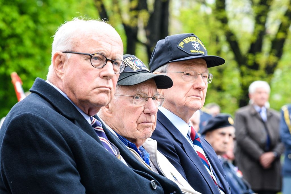 Slavnosti svobody 2017 - Pietní akt na nám. Míru (foto: M. Pecuch, 5.5.2017)