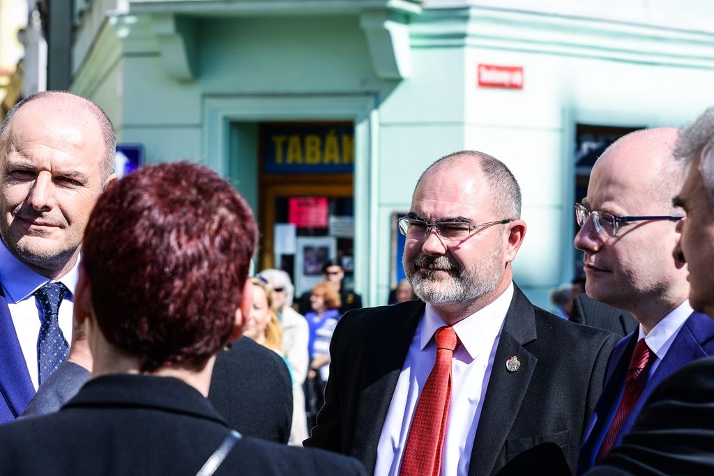Slavnosti svobody 2017 - Vzpomínkový akt Díky, Ameriko! u Památníku gen. Pattona (foto: M. Pecuch, 6.5.2017)