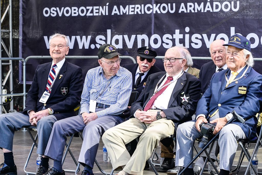 Slavnosti svobody 2017 - Vzpomínkový akt Díky, Ameriko! u Památníku gen. Pattona (foto: M. Pecuch, 6.5.2017)