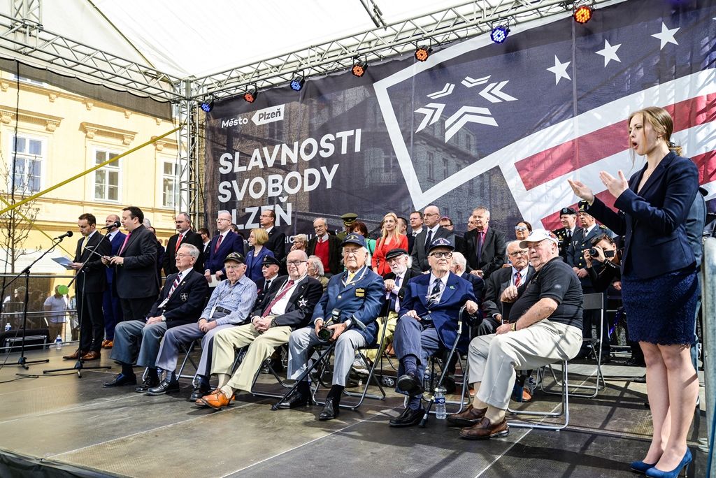 Slavnosti svobody 2017 - Vzpomínkový akt Díky, Ameriko! u Památníku gen. Pattona