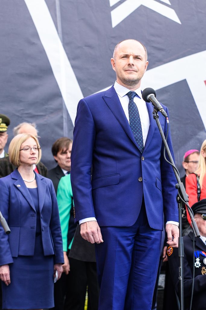 Slavnosti svobody 2017 - Vzpomínkový akt Díky, Ameriko! u Památníku gen. Pattona (foto: M. Pecuch, 6.5.2017)