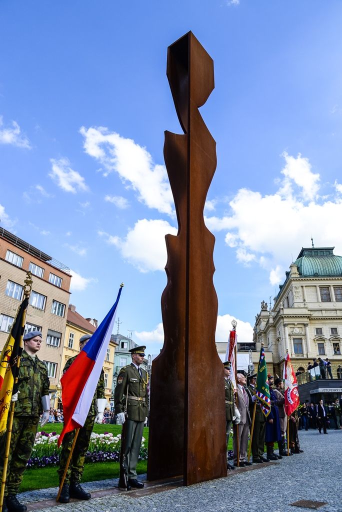 Slavnosti svobody 2017 - Vzpomínkový akt Díky, Ameriko! u Památníku gen. Pattona (foto: M. Pecuch, 6.5.2017)