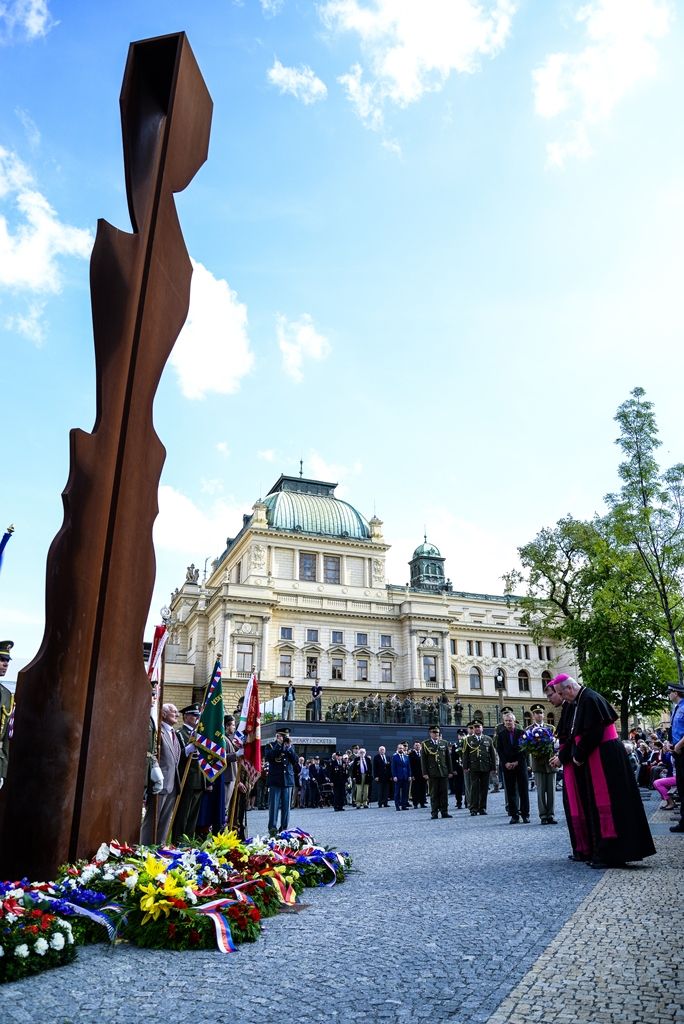 Slavnosti svobody 2017 - Vzpomínkový akt Díky, Ameriko! u Památníku gen. Pattona (foto: M. Pecuch, 6.5.2017)