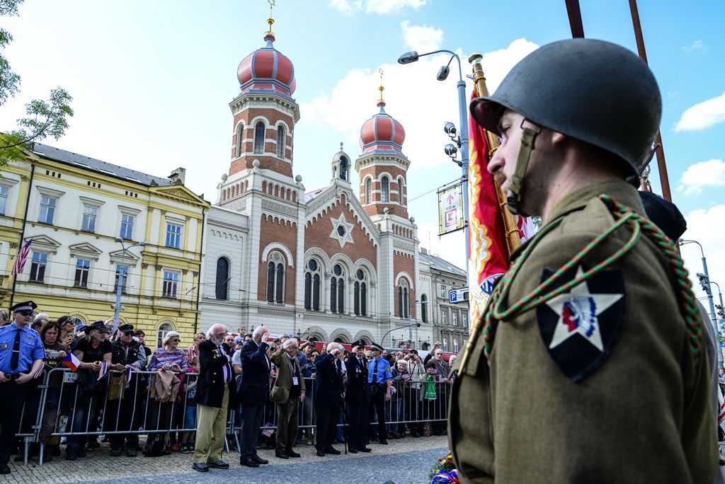 Slavnosti svobody 2017 - Vzpomínkový akt Díky, Ameriko! u Památníku gen. Pattona (foto: M. Pecuch, 6.5.2017)