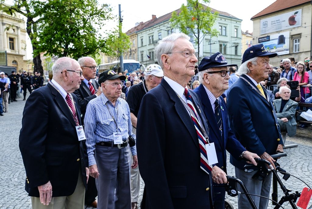 Slavnosti svobody 2017 - Vzpomínkový akt Díky, Ameriko! u Památníku gen. Pattona (foto: M. Pecuch, 6.5.2017)