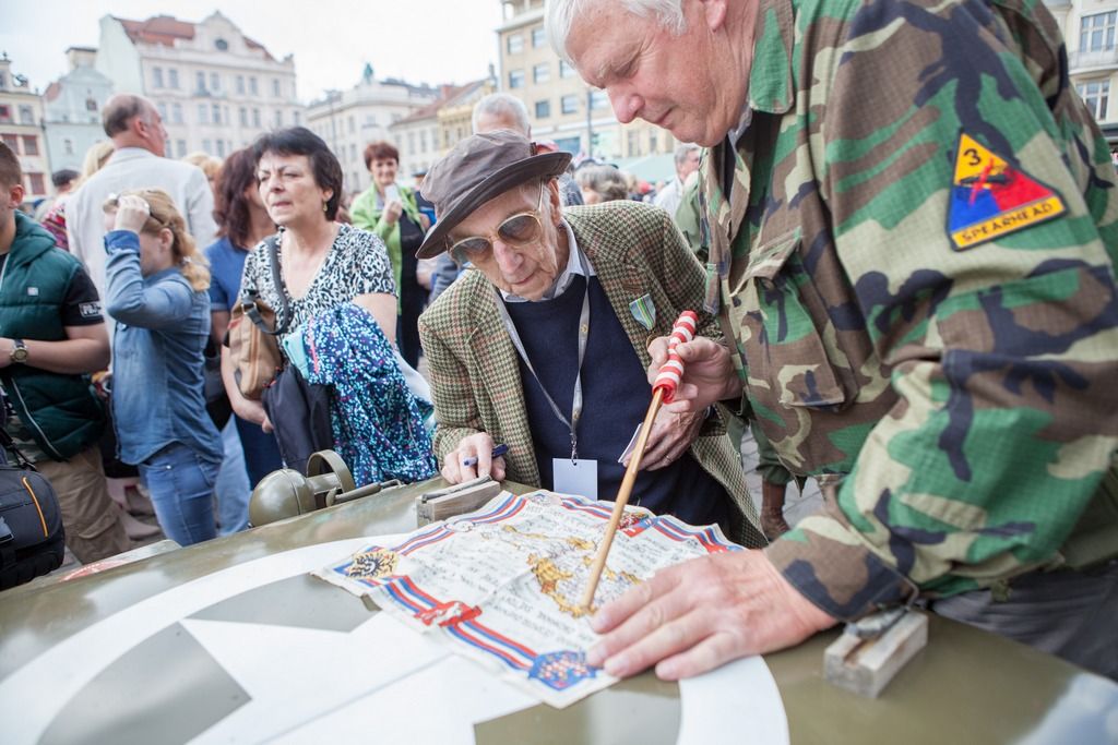Slavnosti svobody 2017 - Belgičtí veteráni 7. května (foto: V. Štaif)