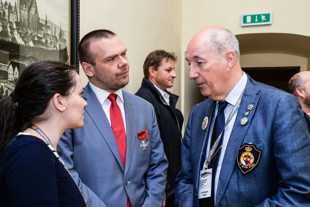 Cenu Jana Palacha získala studentka Silvie Kůželová (foto: M. Pecuch, 8.5.2017)