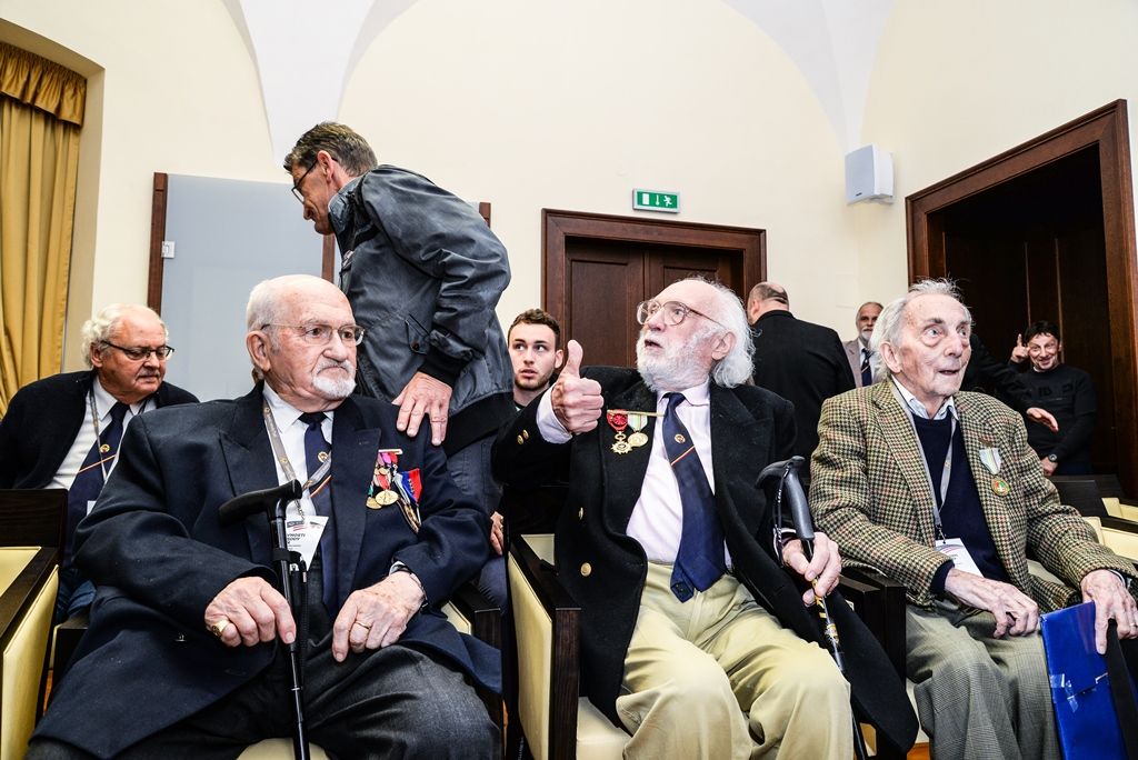 Cenu Jana Palacha získala studentka Silvie Kůželová (foto: M. Pecuch, 8.5.2017)