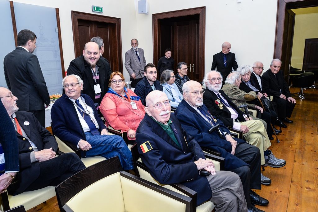 Cenu Jana Palacha získala studentka Silvie Kůželová (foto: M. Pecuch, 8.5.2017)