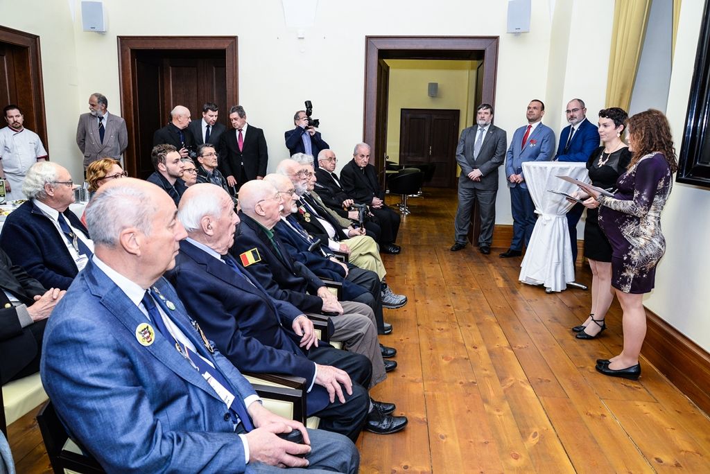Cenu Jana Palacha získala studentka Silvie Kůželová (foto: M. Pecuch, 8.5.2017)
