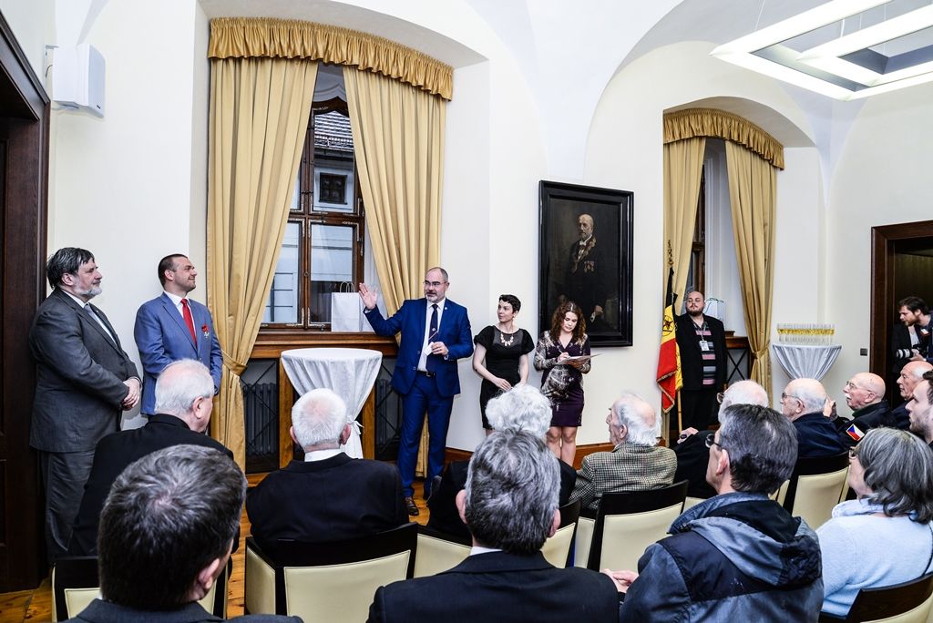 Cenu Jana Palacha získala studentka Silvie Kůželová (foto: M. Pecuch, 8.5.2017)