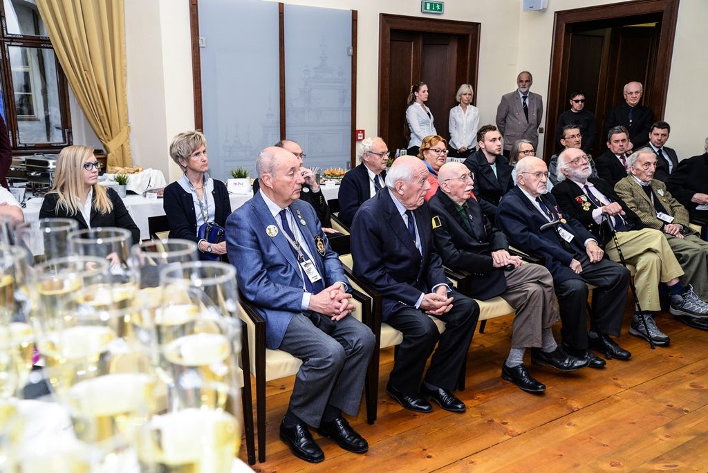 Cenu Jana Palacha získala studentka Silvie Kůželová (foto: M. Pecuch, 8.5.2017)