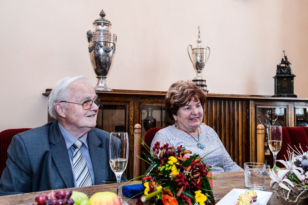 Primátor Martin Zrzavecký přijal profesora Miroslava Baldu (foto: M. Pecuch, 9.5.2017)