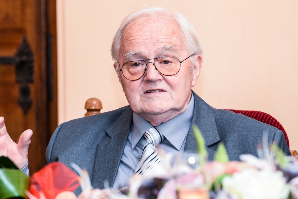 Primátor Martin Zrzavecký přijal profesora Miroslava Baldu (foto: M. Pecuch, 9.5.2017)