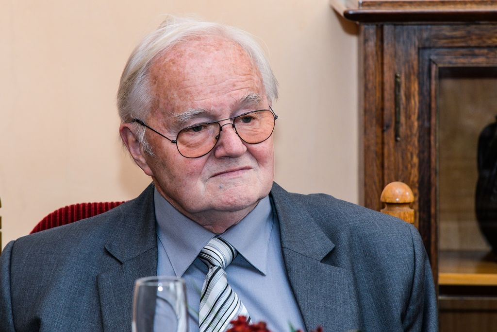 Primátor Martin Zrzavecký přijal profesora Miroslava Baldu (foto: M. Pecuch, 9.5.2017)