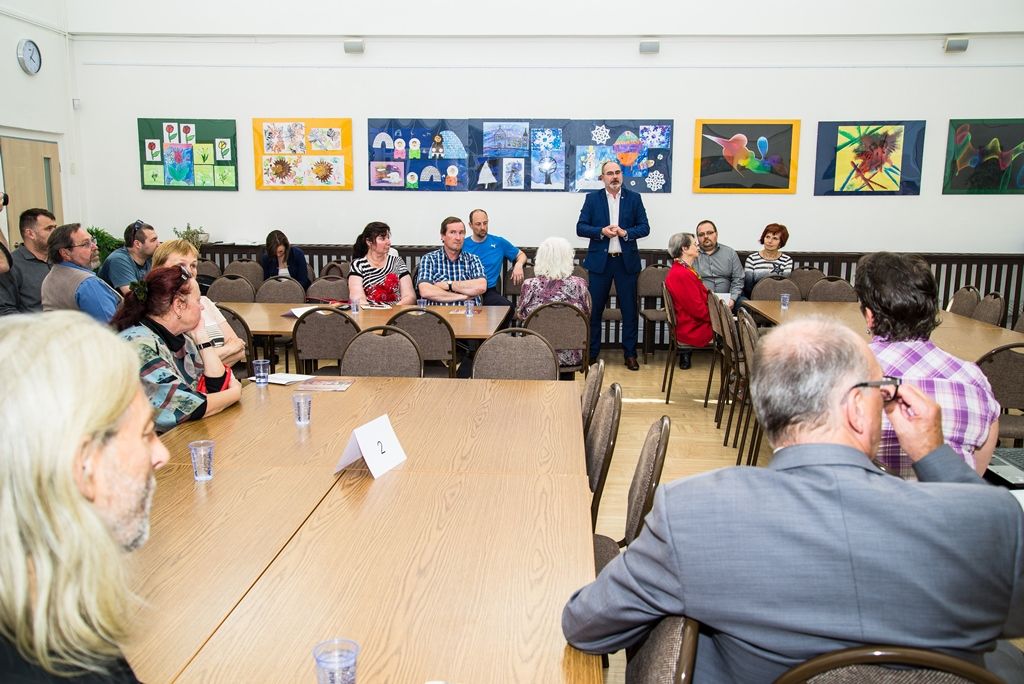 Primátor města diskutoval s občany o novém Strategickém plánu Plzně (foto: M. Pecuch, 16.5.2017)