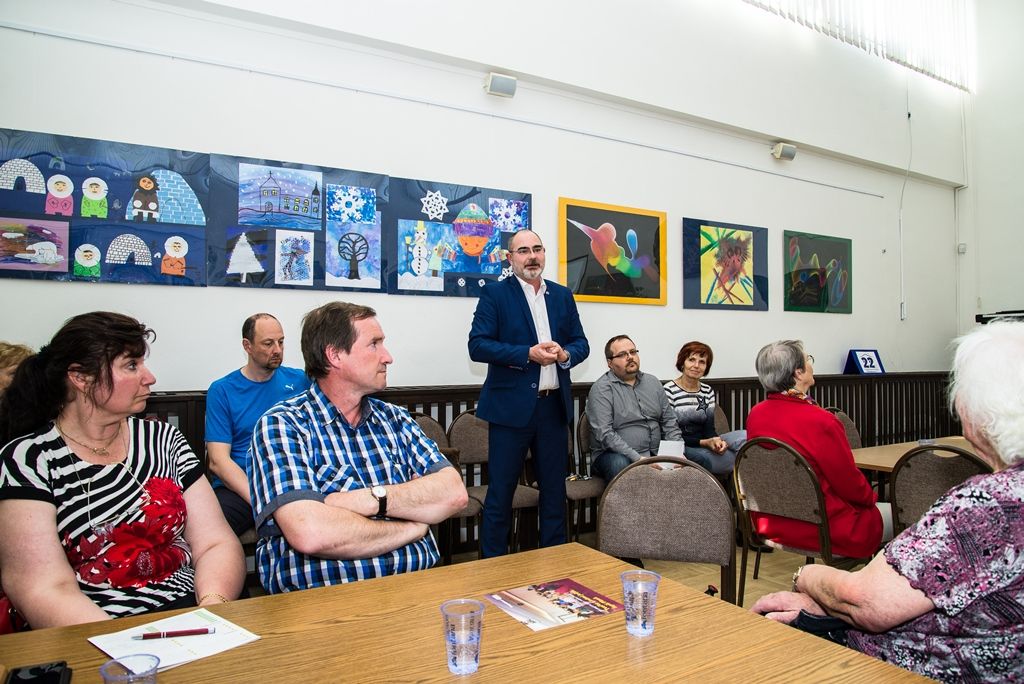 Primátor města diskutoval s občany o novém Strategickém plánu Plzně (foto: M. Pecuch, 16.5.2017)