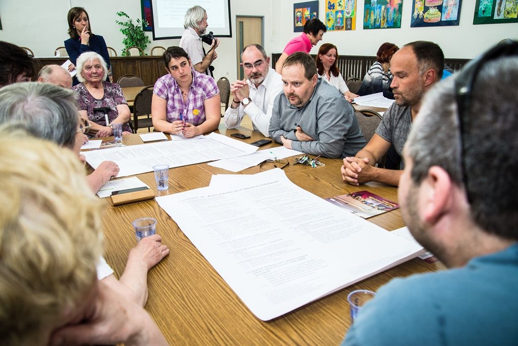 Primátor města diskutoval s občany o novém Strategickém plánu Plzně (foto: M. Pecuch, 16.5.2017)