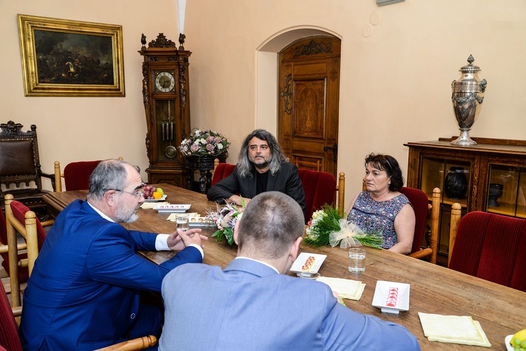 Cenu 1. června získal filozof Ladislav Hejdánek (foto: M. Pecuch, 1.6.2017)