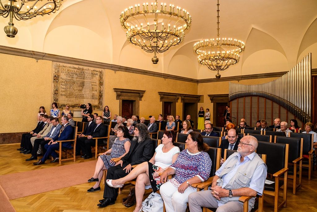 Cenu 1. června získal filozof Ladislav Hejdánek (foto: M. Pecuch, 1.6.2017)