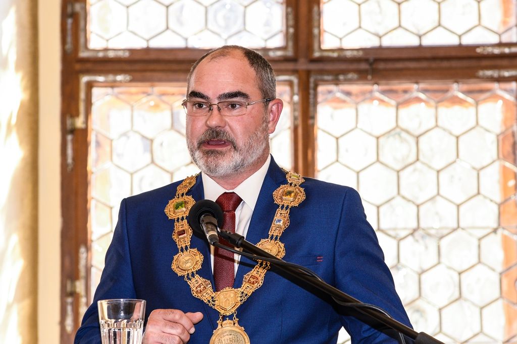 Cenu 1. června získal filozof Ladislav Hejdánek (foto: M. Pecuch, 1.6.2017)