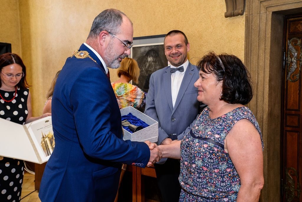 Cenu 1. června získal filozof Ladislav Hejdánek (foto: M. Pecuch, 1.6.2017)
