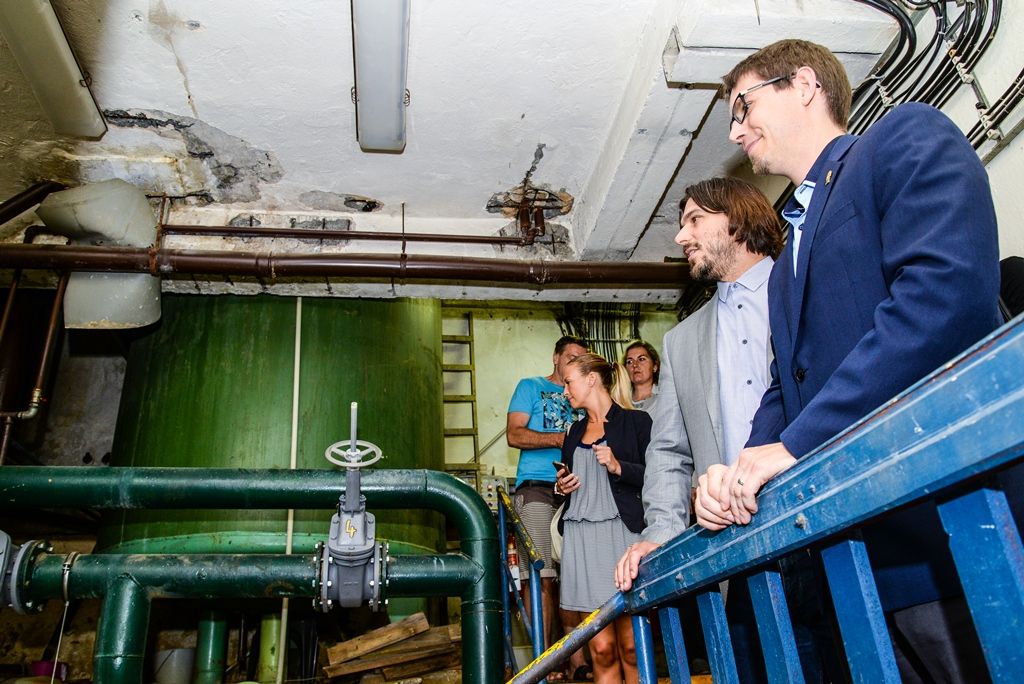 Dotace města pomáhají sportovním klubům, v bazénu SK Radbuza bude díky nim čistší voda (foto: M. Pecuch, 7.6.2017)