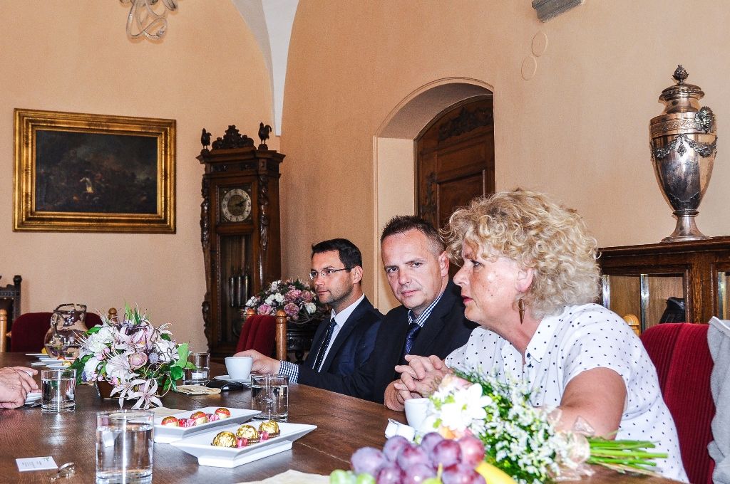 Plzeňský primátor přijal zástupce partnerského města Žiliny (foto: M. Pecuch, 9.6.2017)
