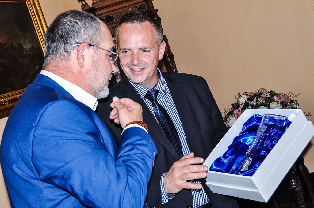 Plzeňský primátor přijal zástupce partnerského města Žiliny (foto: M. Pecuch, 9.6.2017)