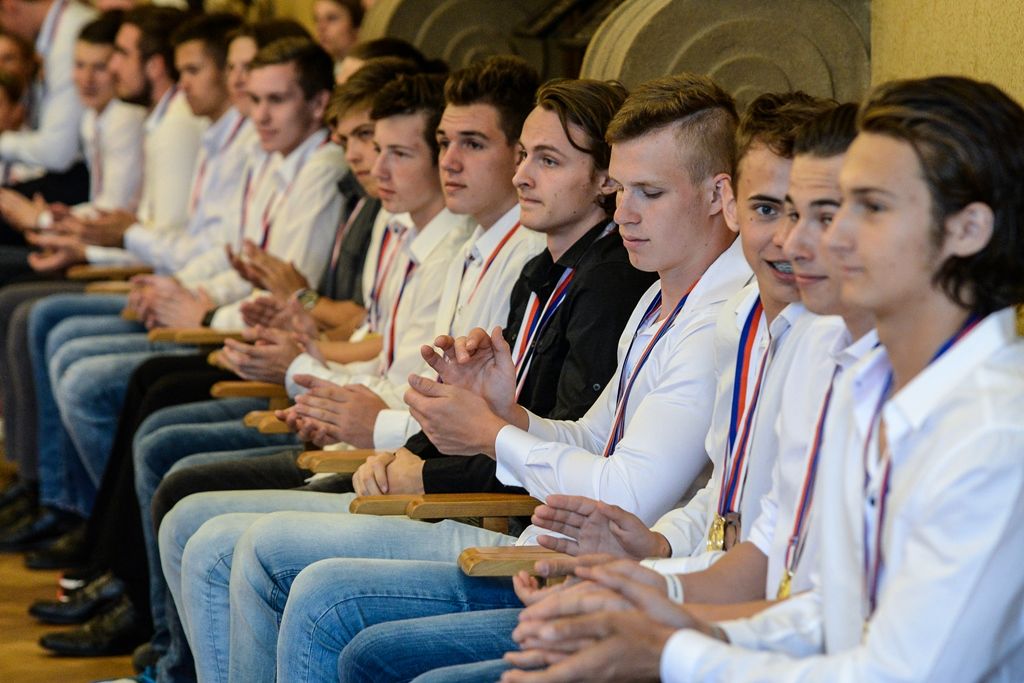 Úspěchy mladých hokejistů HC Plzeň 1929 ocenilo vedení města Plzně (foto: M. Pecuch, 14.6.2017)